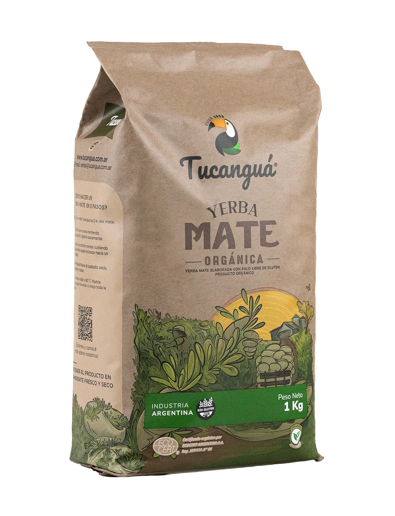 Yerba mate orgánica x 1 kg Yerba Mate Orgánica x 1 Kg